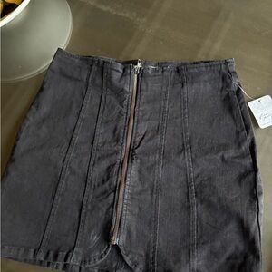 We The Free Gray Mini Pencil Skirt for Work